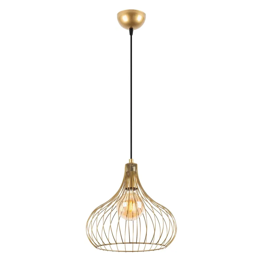 Teldamla Ceiling Pendant Light - Gold, Metal product