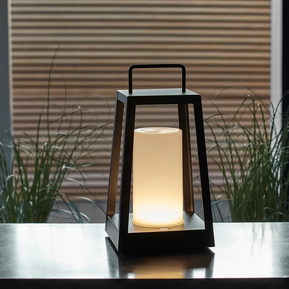 Telluride Rechargeable Table Lamp - Matt Black, Metal image