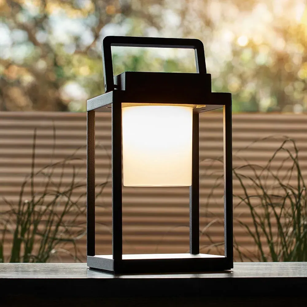 Temecula Rechargeable Table Lamp - Matt Black, Aluminium product