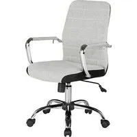 Tempo High Back Office Chair - Grey, Fabric