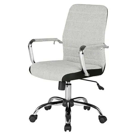 Tempo High Back Office Chair - Grey, Fabric image