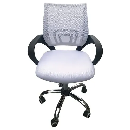 Tenby Mesh Back Office Chair with Height Adjustment - White