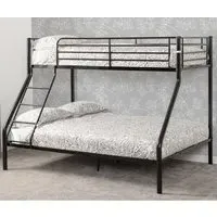 Tendon Triple Sleeper Bunk Bed - Black, Metal