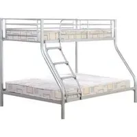 Tendon Triple Sleeper Bunk Bed - Silver, Metal