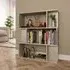 Tenley Bookcase Room Divider with Storage - Sonoma Oak