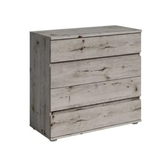 Terni 4 Drawer Chest - Wellington Oak image