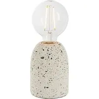 Terrazzo Table Lamp - White