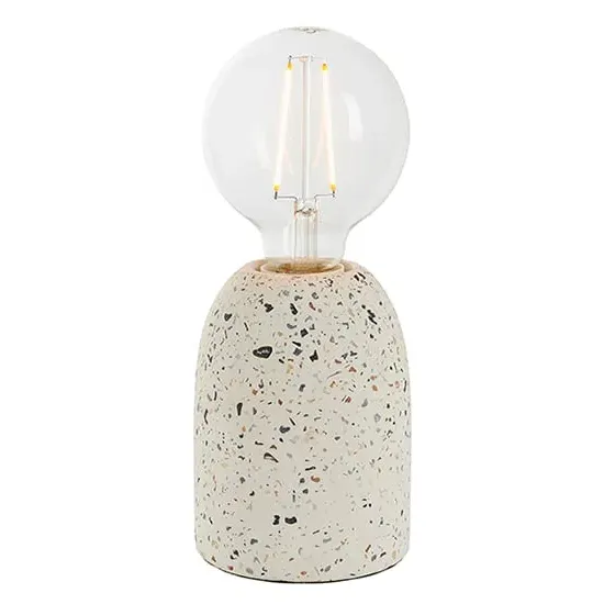 Terrazzo Table Lamp - White image