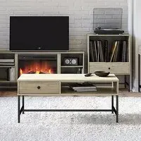 Terrell Coffee Table with Drawer - Linseed Oak