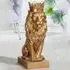 Terrell Lion Sculpture - Gold, Magnesia