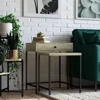 Terrell Nesting Side Tables - Linseed Oak