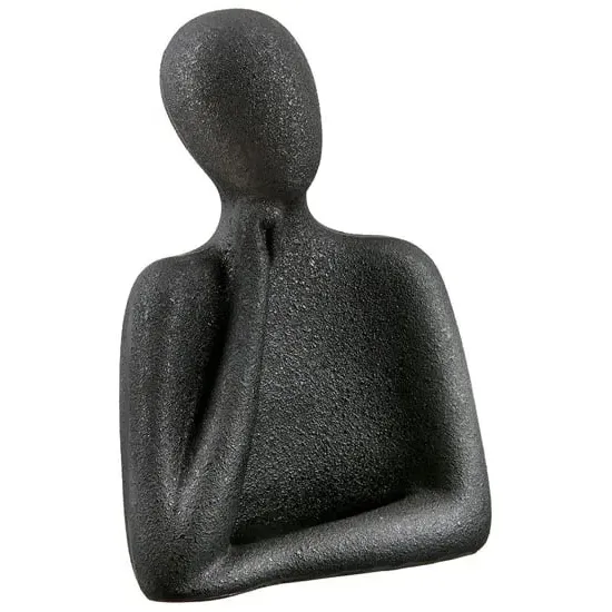 Terrell Polyresin Reflection Sculpture - Black image