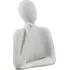 Terrell Polyresin Reflection Sculpture - White