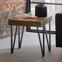Tetonia Lamp Table - Brown, Wood alternate view