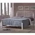 Tetron King Size Bed Frame - White, Metal
