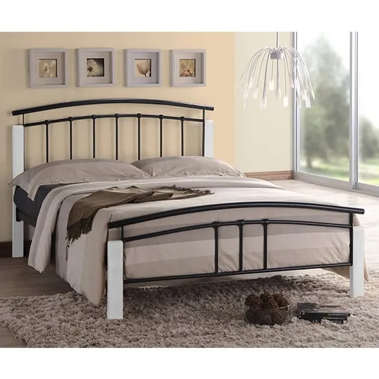 Tetron Small Double Bed Frame - Black, Metal image
