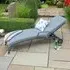 Thirsk Cushioned Sun Lounger - Graphite Grey