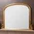Thorne Rectangular Overmantle Mirror - Gold