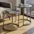 Thornville Metal Nest of 2 Tables - Anthracite