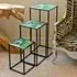 Thorold Nest of 3 Tables - Green, Glass