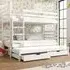 Thorsby Bunk Bed with Trundle and Storage - White, Wood