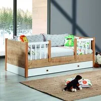 Tiffany Kids Day Bed - Sapphire Oak, Melamine Particle Board alternate view