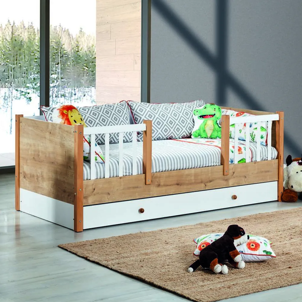 Tiffany Kids Day Bed - Sapphire Oak, Melamine Particle Board product