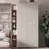 Tifton 2 Door Wardrobe - Silk Flou