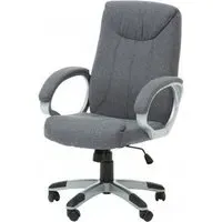 Tilburg Office Chair with Arms - Grey, Fabric