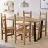 Tilston Large Dining Table with 4 Chairs - Oak