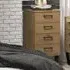 Tilston Tall Chest of 4 Drawers - Oak, Wood