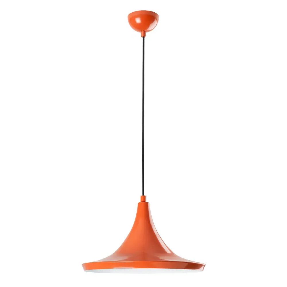 Tilton Ceiling Pendant Light - Orange, Metal product