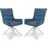 Tirana Dining Chairs Set of 2 - Blue, Fabric