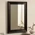 Tirana Rectangular Wall Mirror - Black, Wood