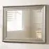 Tirana Rectangular Wall Mirror - Silver, Wood
