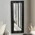 Tirana Tall Rectangular Dressing Mirror - Black, Wood