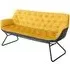 Titania 3-Seater Two Tone Sofa - Yellow, Fabric