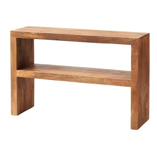 Tivat Console Table - Light Mahogany, Mango Wood image