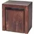 Tivat Cubed Nest of 2 Tables - Dark Mahogany, Mango Wood