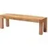 Tivat Dining Bench - Light Mahogany, Mango Wood