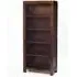 Tivat Large Bookcase - Dark Mahogany, Mango Wood