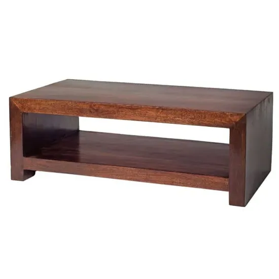 Tivat Large Coffee Table - Dark Mahogany, Mango Wood image