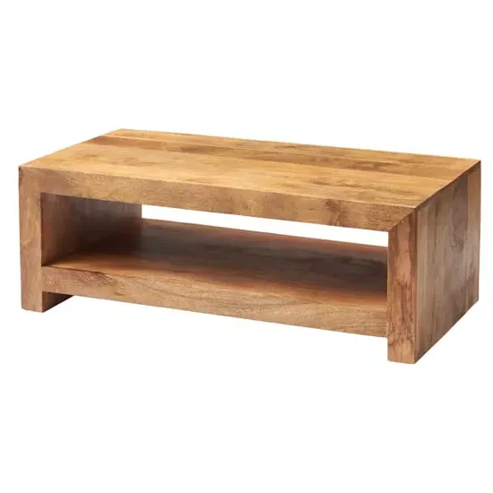 Tivat Large Coffee Table - Light Mahogany, Mango Wood image