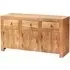 Tivat Mango Wood Sideboard 3 Doors 3 Drawers - Light Mahogany