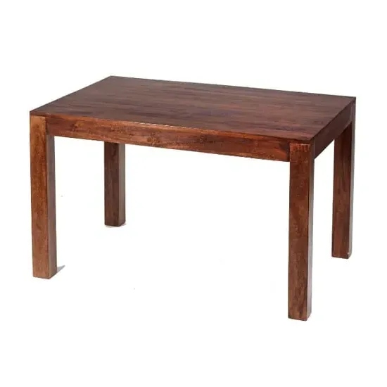 Tivat Small Dining Table - Dark Mahogany, Mango Wood image