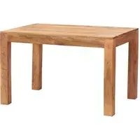 Tivat Small Dining Table - Light Mahogany, Mango Wood