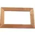 Tivat Wall Mirror - Light Mahogany, Mango Wood