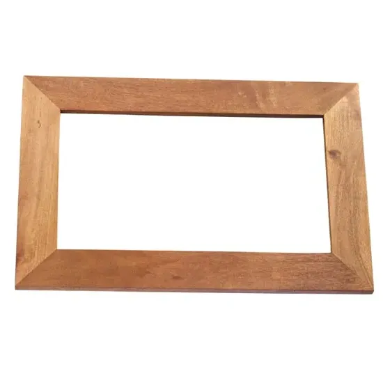 Tivat Wall Mirror - Light Mahogany, Mango Wood image