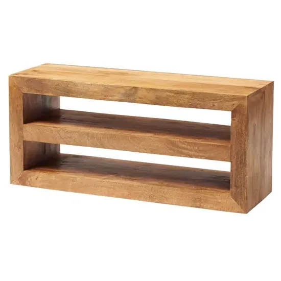 Tivat Wide TV Stand - Light Mahogany, Mango Wood image