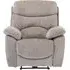 Toccoa Electric Recliner Armchair - Light Grey, Fabric